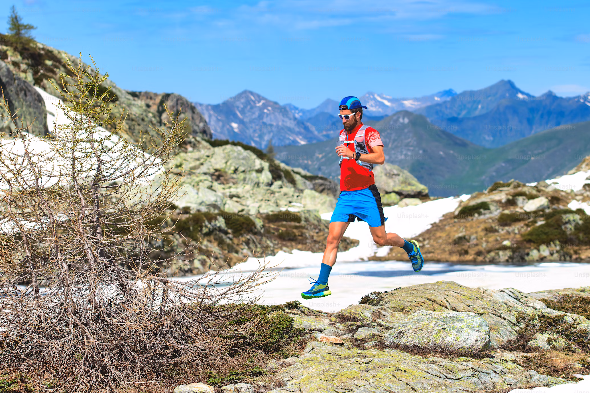 Snowy ridge race